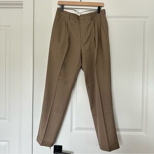 Jos. A. Bank (32X30L) Travelers Collection Wool Pleated Front Trouser Pants